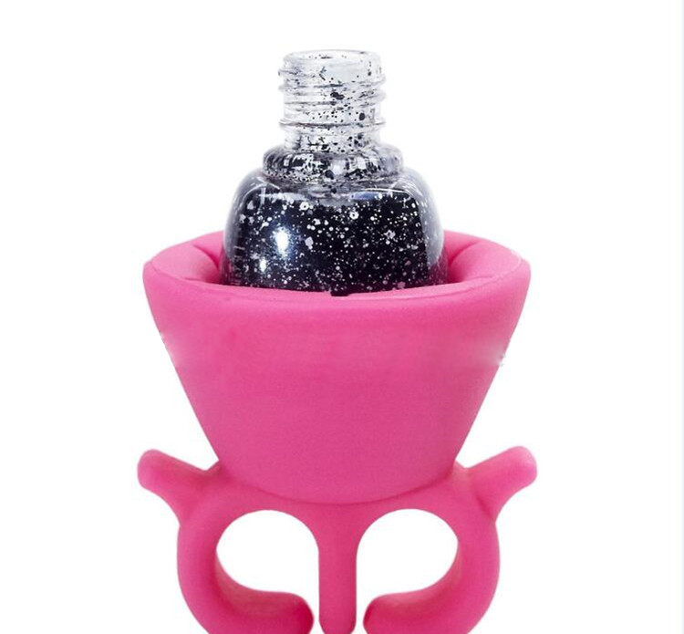 硅膠指甲油支架,硅膠指甲油瓶套 硅膠指甲油支架,硅膠指甲油瓶套